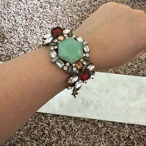 Elegant Multicolor Gemstone Bracelet
